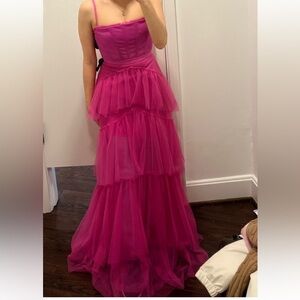 Strapless Pink Dress